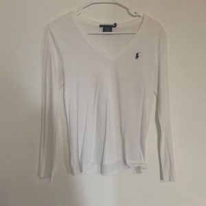 Ralph Lauren white long sleeve size m